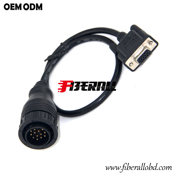 HDB15P do samochodowego kabla diagnostycznego BENZ 14Pin OBD1