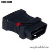 Formowany adapter OBD na DB15P do diagnostyki samochodowej