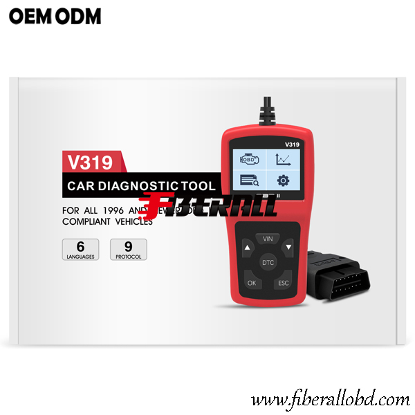 Ręczny kontroler silnika OBD-II i narzędzie diagnostyczne DLC do samochodów