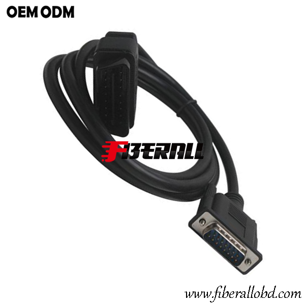 Kabel konwersji OBD DB15 do J1962 do pojazdu