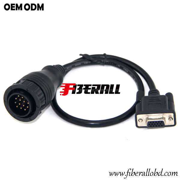 HDB15P do samochodowego kabla diagnostycznego BENZ 14Pin OBD1