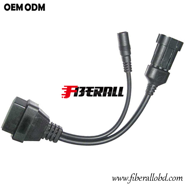 Kabel diagnostyczny OBD2 FIAT 3Pin z przewodem DC