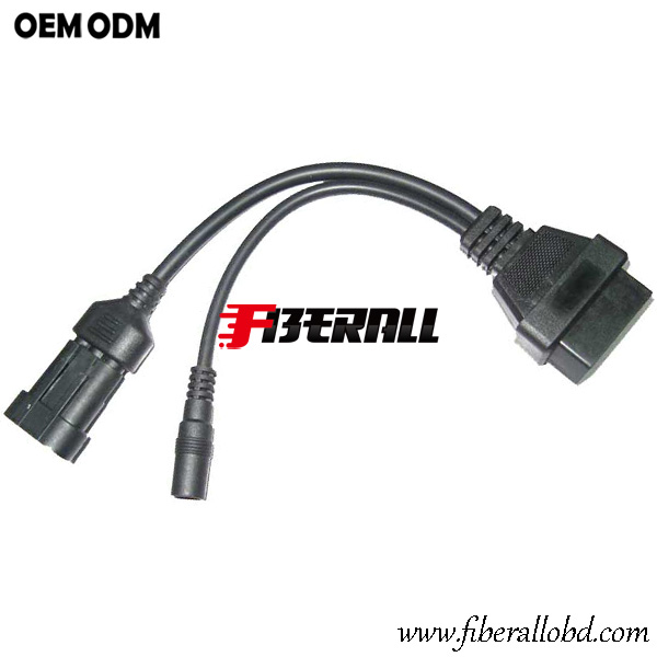 Kabel diagnostyczny OBD2 FIAT 3Pin z przewodem DC