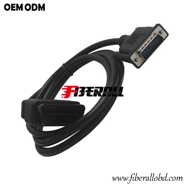 Kabel konwersji OBD DB15 do J1962 do pojazdu