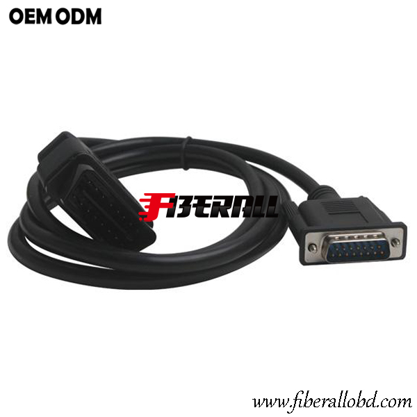 Kabel konwersji OBD DB15 do J1962 do pojazdu